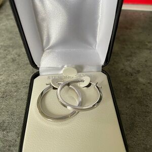 Sterling Silver Hoop Earrings